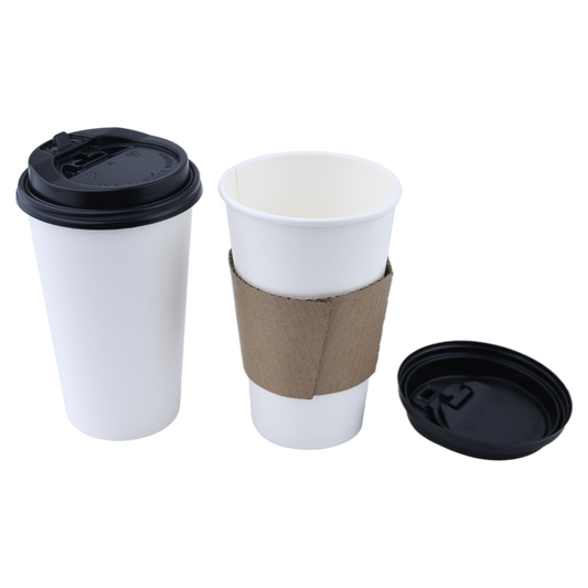 2 oz Disposable Coffee Cup with Lid